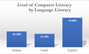 Level of Computer Literacy by Language Literacy